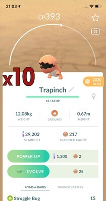 Trapinch Trades [x10] - Pokemon GO Trade
