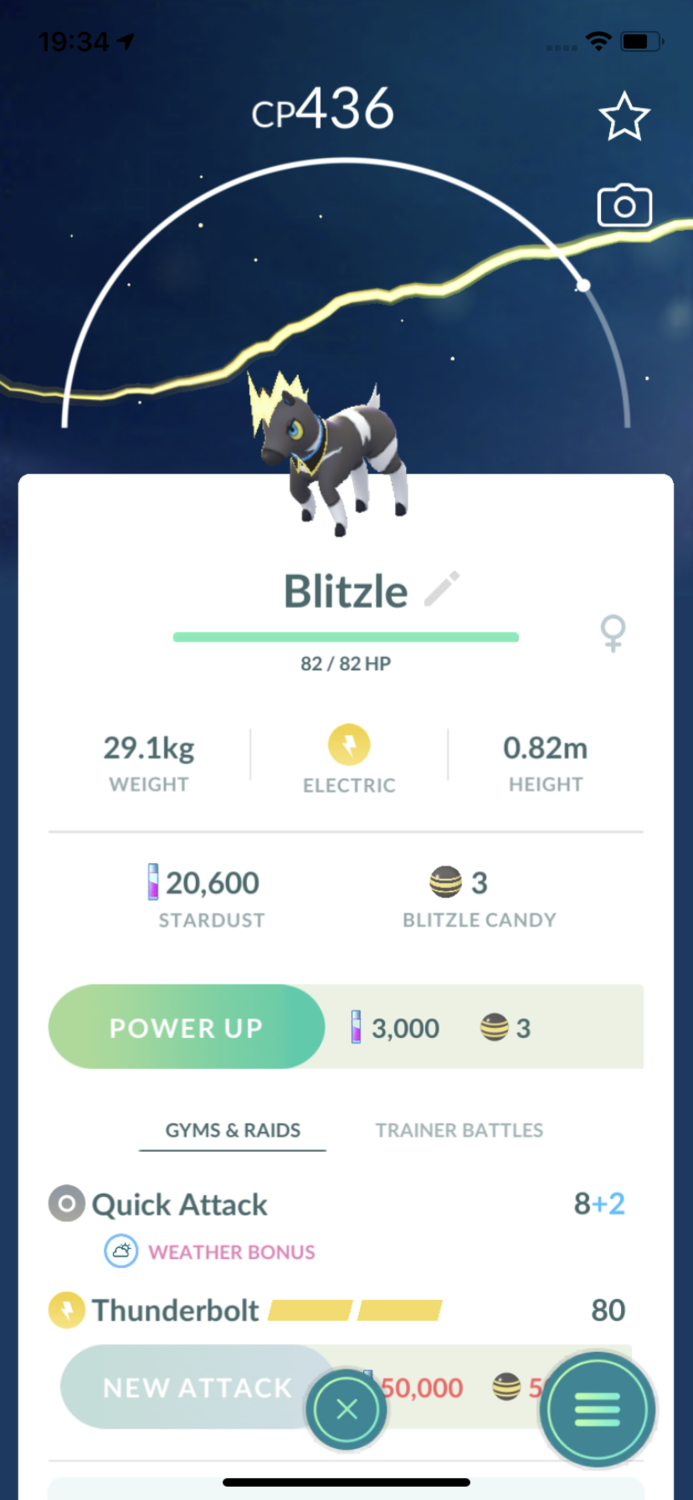 Blitzle Fashion Week Trade - Pokemon GO Trade