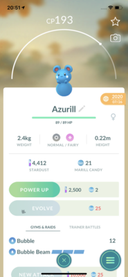 Azurill Trade - Pokemon GO Trade