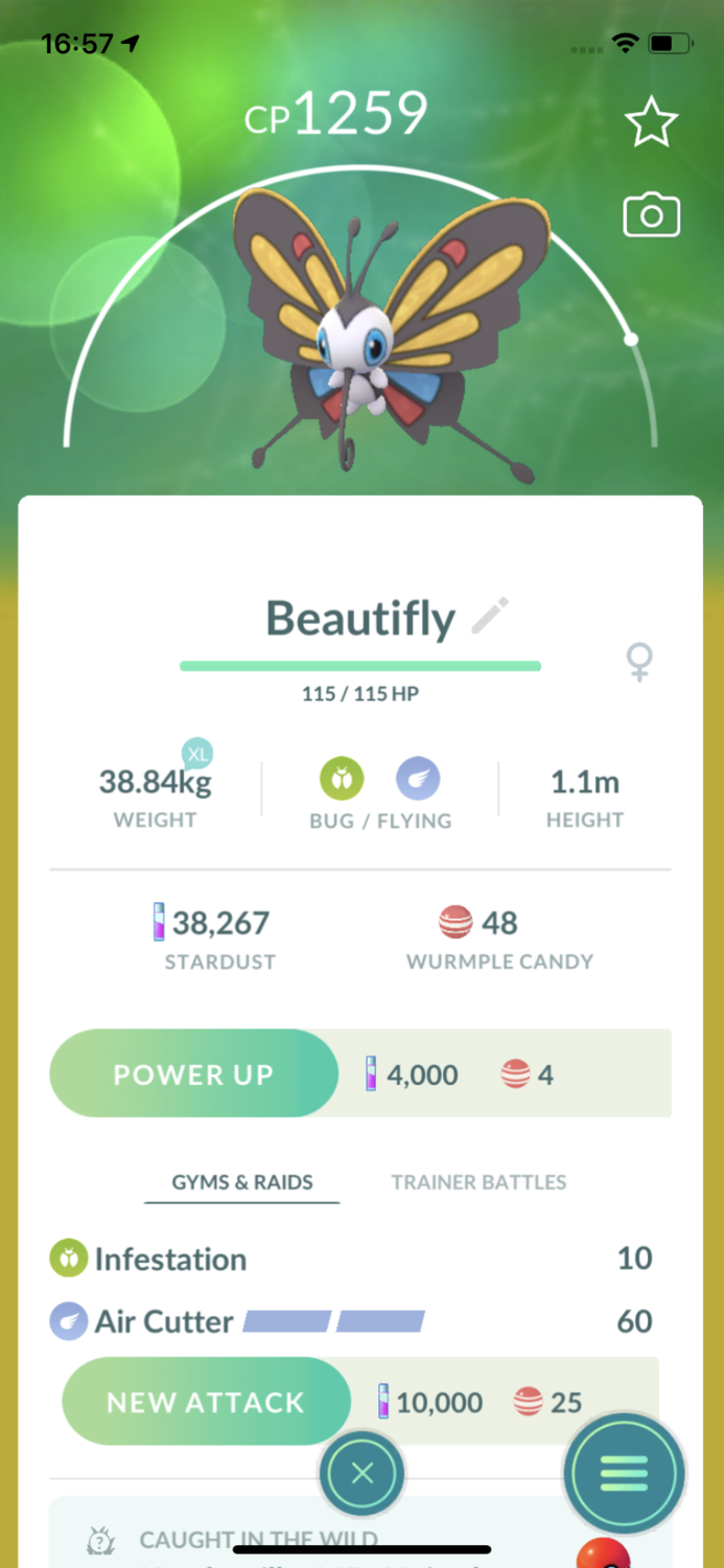 #267 - Beautifly Trade - Pokemon GO Trade