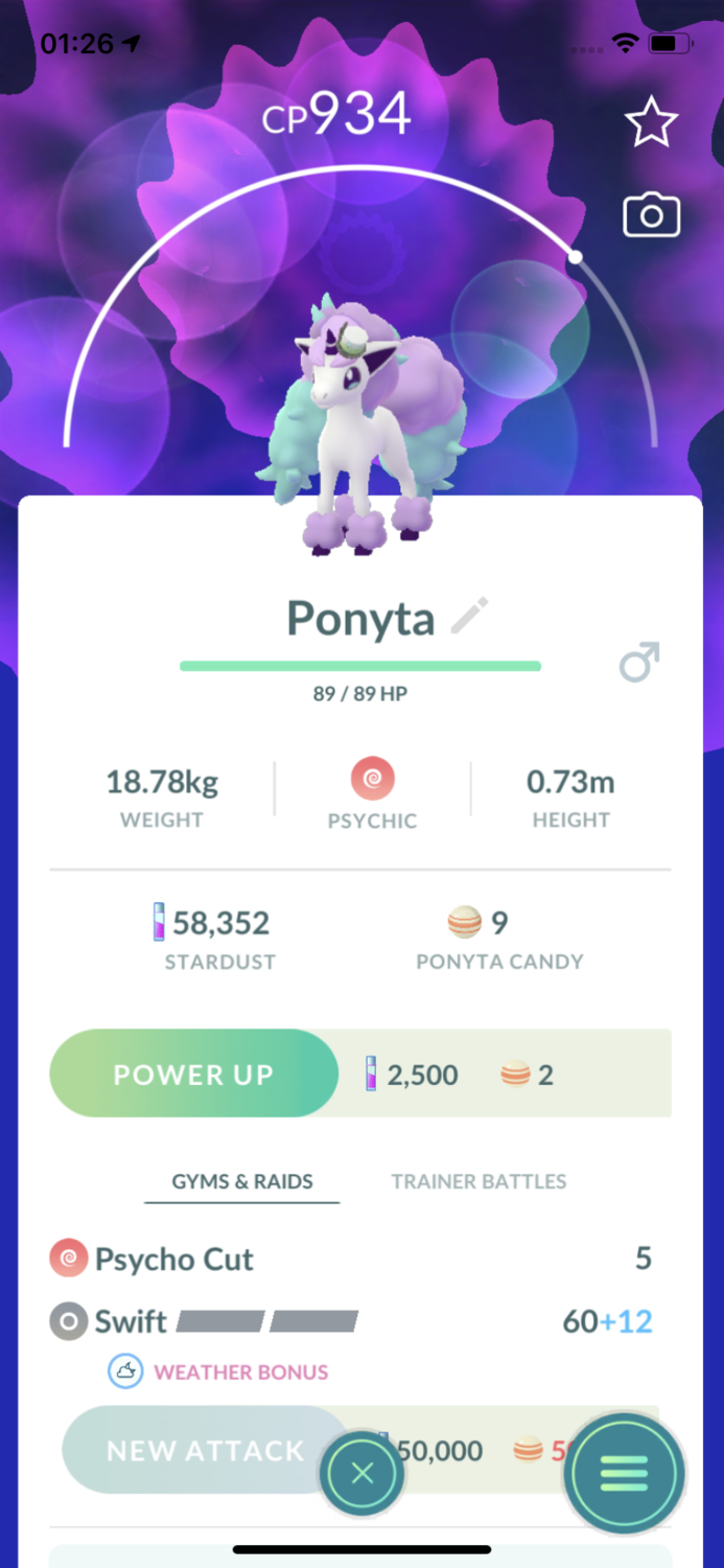 Galarian Ponyta GO Fest Trade - Pokemon GO Trade