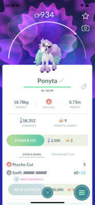 Galarian Ponyta GO Fest Trade - Pokemon GO Trade