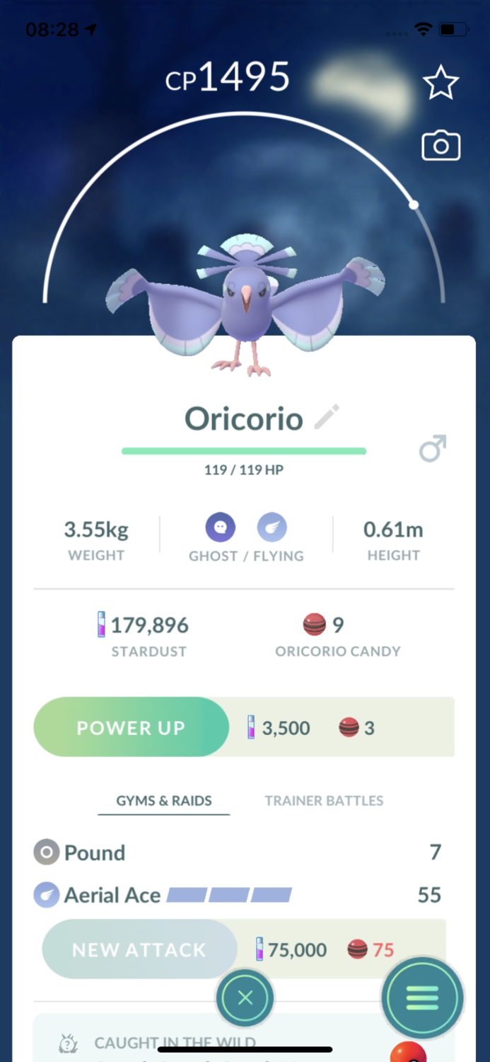 Oricorio Sensu Style Trade - Pokemon GO Trade