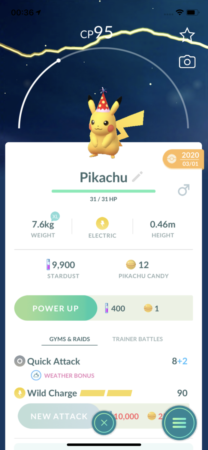 Pikachu Party Hat (Red) Trade - Pokemon GO Trade