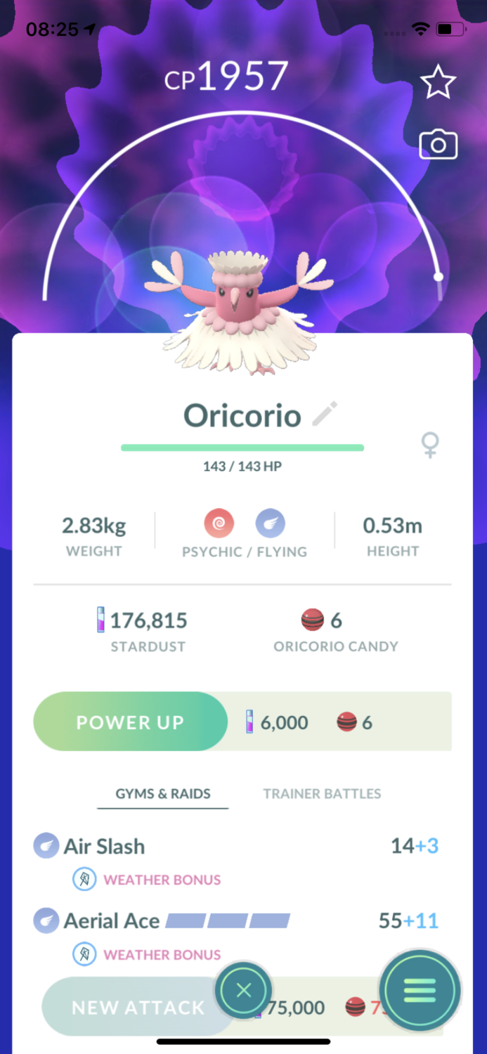Oricorio Pa&#39;u Style Trade - Pokemon GO Trade