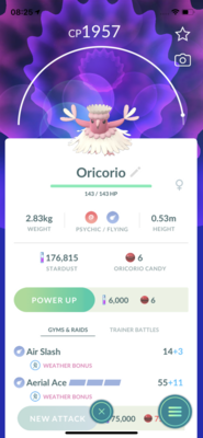 Oricorio Pa&#39;u Style Trade - Pokemon GO Trade