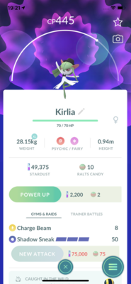 Kirlia Fashion Week Trade - Pokemon GO Trade