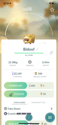 Shiny Bidoof Trade - Pokemon GO Trade