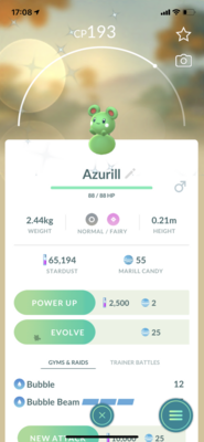 Shiny Azurill Trade - Pokemon GO Trade