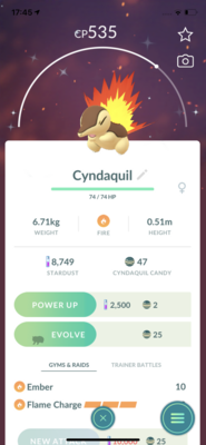 Shiny Cyndaquil Trade - Pokemon GO Trade