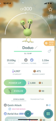 Shiny Doduo Trade - Pokemon GO Trade