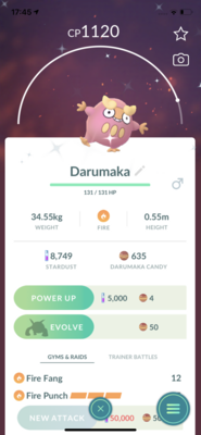 Shiny Darumaka Trade - Pokemon GO Trade