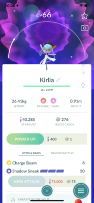 Shiny Kirlia Fashion Week Trade - Pokemon GO Trade