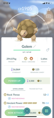 Shiny Golem Trade - Pokemon GO Trade