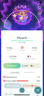 Shiny Mesprit Trade - Pokemon GO Trade