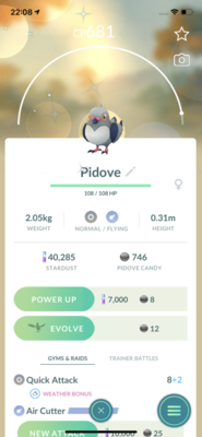 Shiny Pidove Trade - Pokemon GO Trade