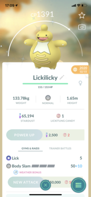 Shiny Lickilicky Trade - Pokemon GO Trade