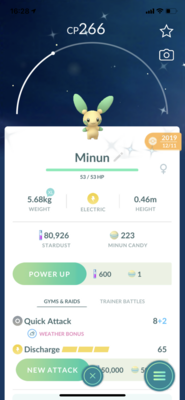 Shiny Minun Trade - Pokemon GO Trade