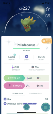 Shiny Misdreavus Trade - Pokemon GO Trade