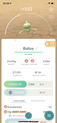Shiny Baltoy Trade - Pokemon GO Trade