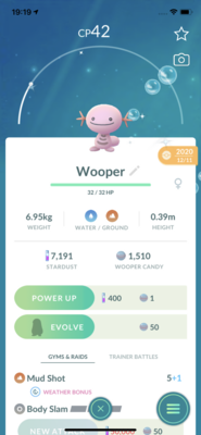 Shiny Wooper Trade - Pokemon GO Trade