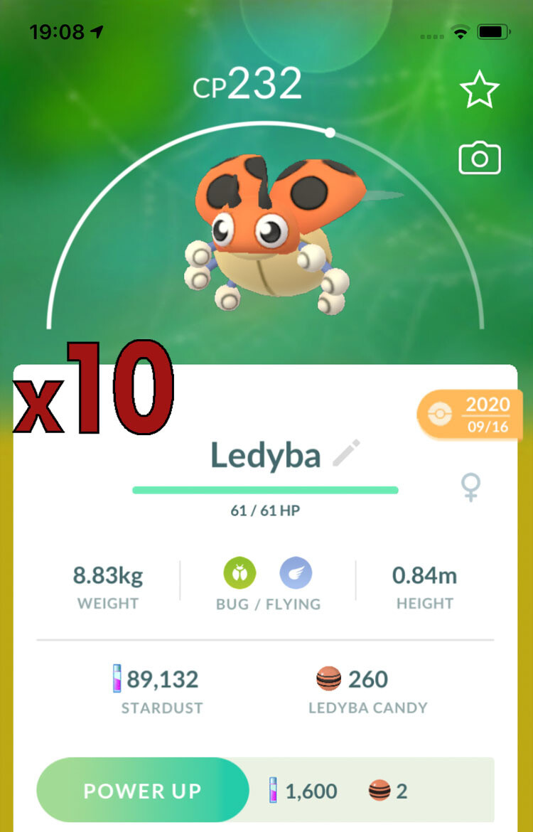 Ledyba Trades [x10] - Pokemon GO Trade