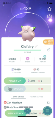 Shiny Clefairy Trade - Pokemon GO Trade