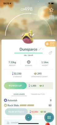 Shiny Dunsparce Trade - Pokemon GO Trade