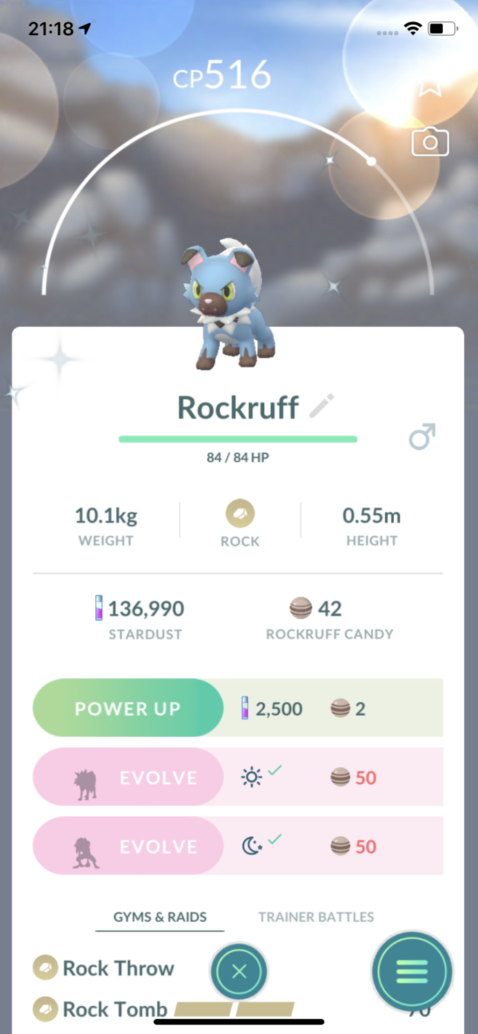 Shiny Rockruff Trade - Pokemon GO Trade