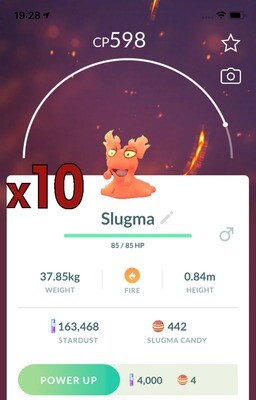 Slugma Trades [x10] - Pokemon GO Trade