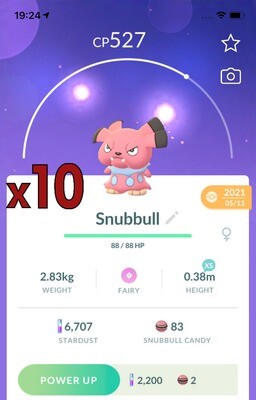 Snubbull Trades [x10] - Pokemon GO Trade
