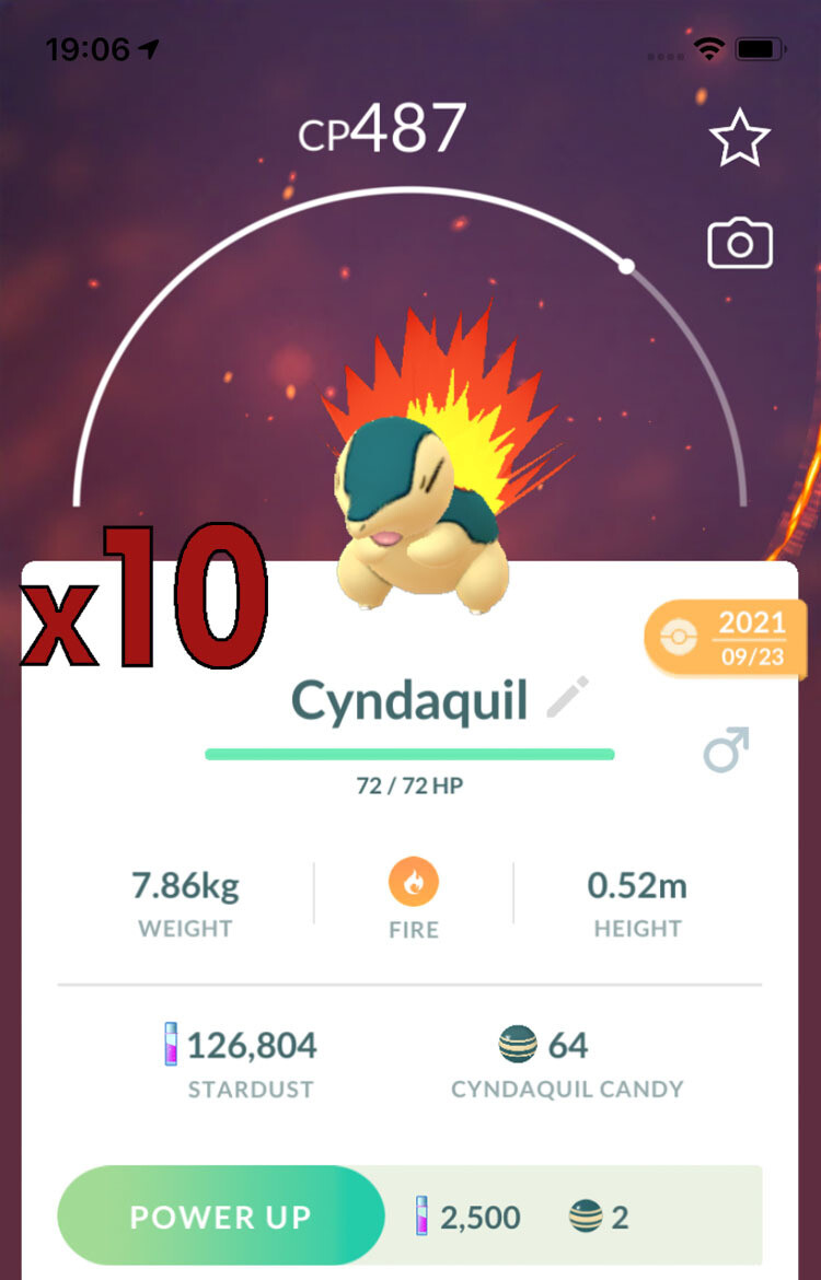 Cyndaquil Trades [x10] - Pokemon GO Trade
