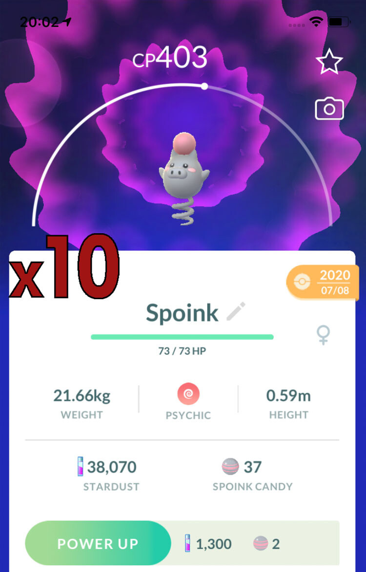 Spoink Trades [x10] - Pokemon GO Trade
