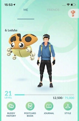 Pokemon GO Mini Account - with Shiny Ledyba !