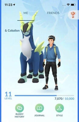 Pokemon GO Mini Account - with Shiny Cobalion !