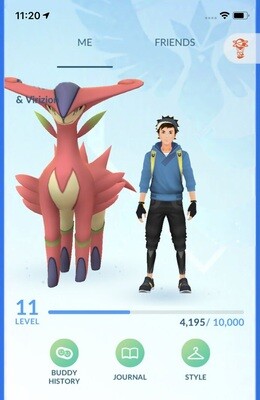 Pokemon GO Mini Account - with Shiny Virizion !