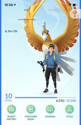 Pokemon GO Mini Account - with Shiny Ho-Oh !