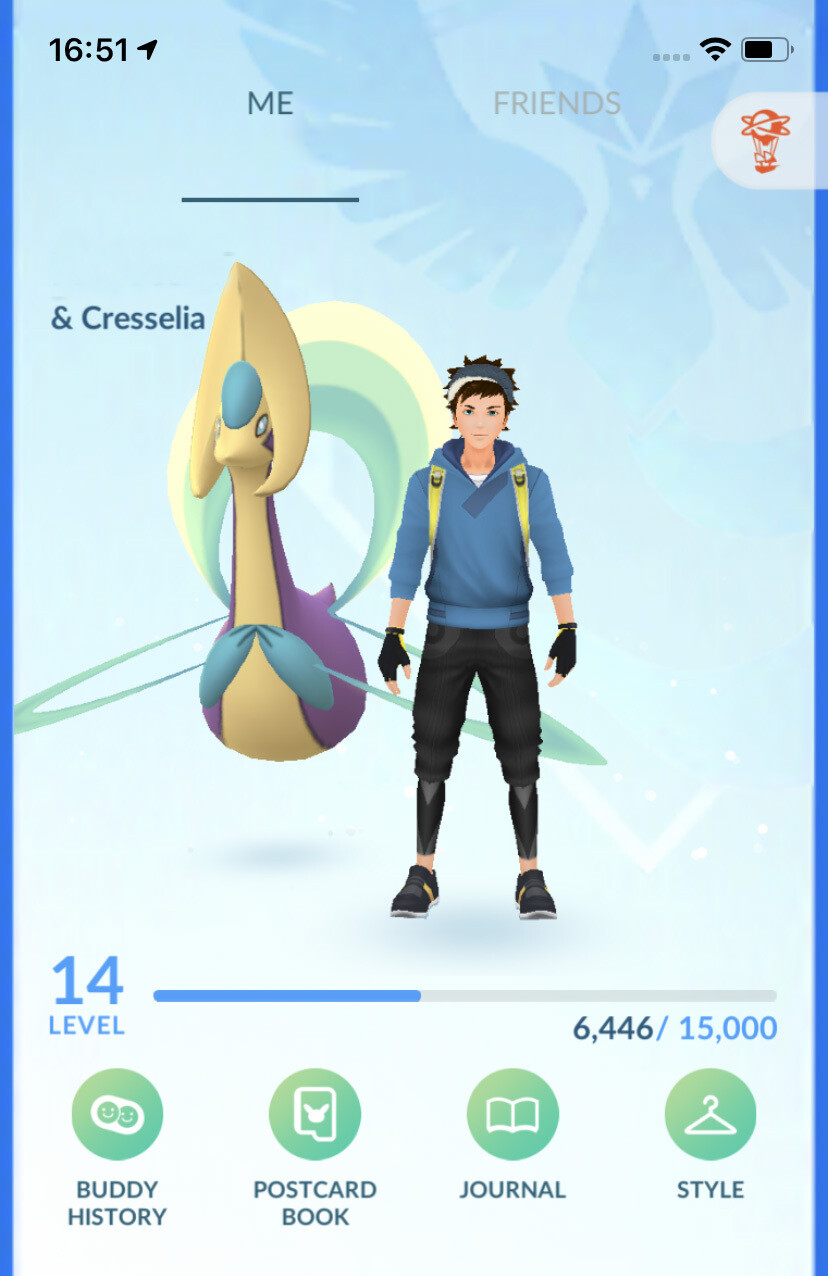 Pokemon GO Mini Account - with Shiny Cresselia !