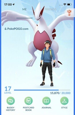 Pokemon GO Mini Account - with Shiny Lugia !