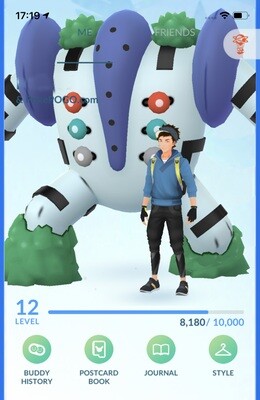 Pokemon GO Mini Account - with Shiny Regigigas Lv20 !