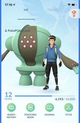Pokemon GO Mini Account - with Shiny Registeel !