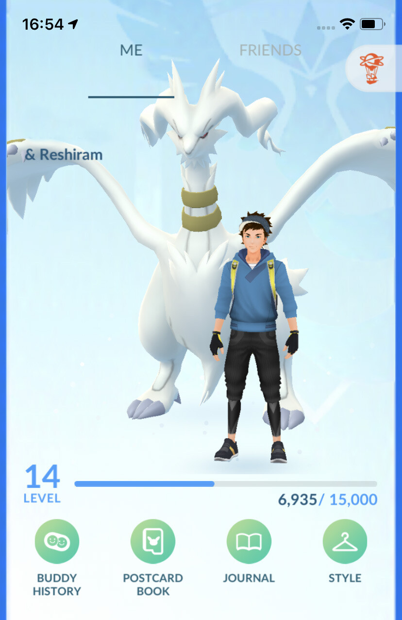 Pokemon GO Mini Account - with Shiny Reshiram !