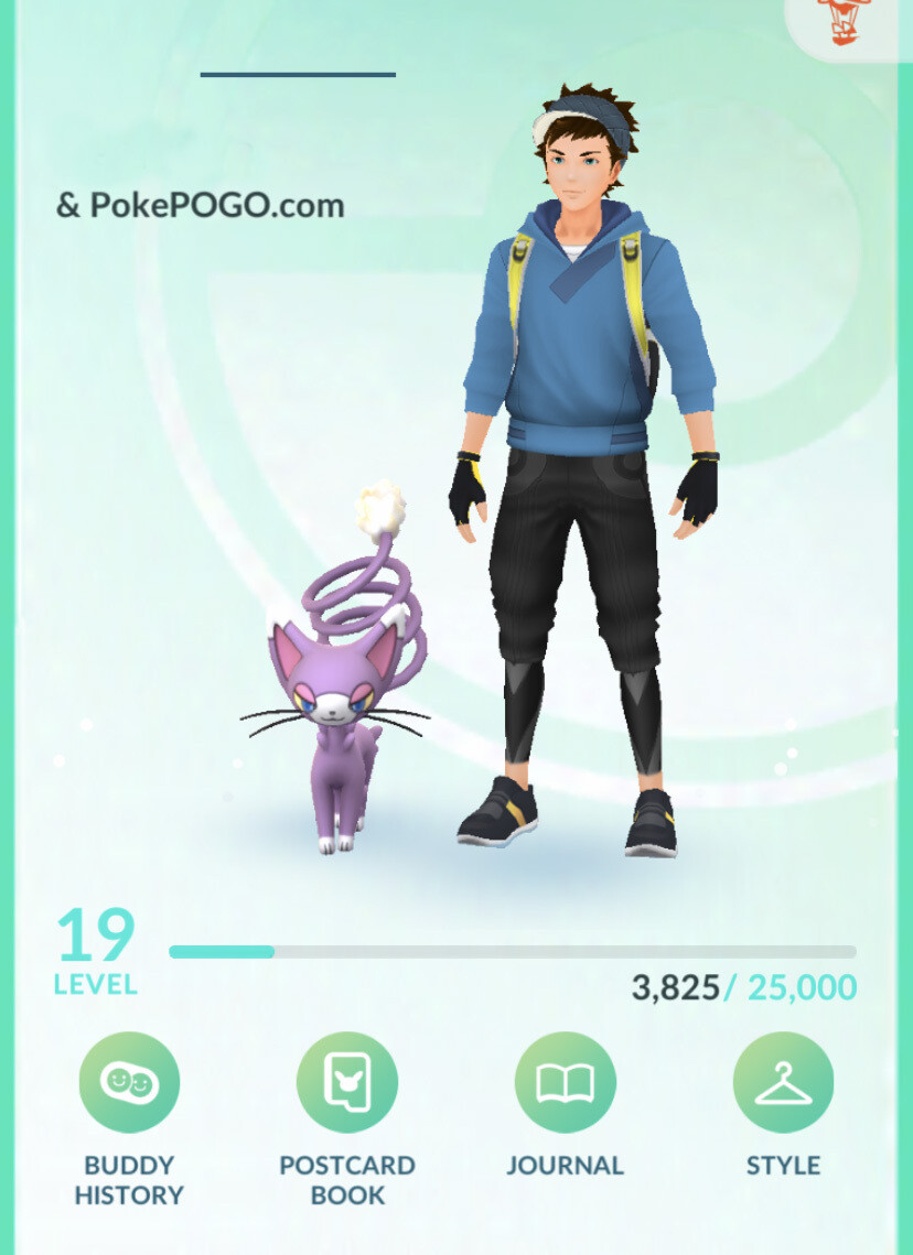 Pokemon GO Mini Account - with Shiny Glameow + 29k Stardust !!