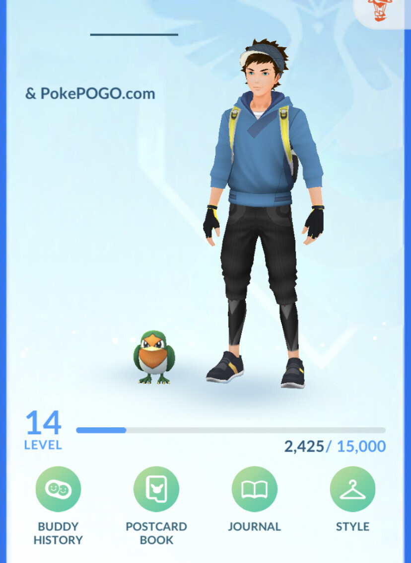 Pokemon GO Mini Account - with Shiny Taillow Lv1 + 21k Stardust !!