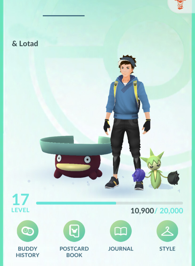 Pokemon GO Mini Account - with Shiny Lotad and Shiny Roselia Lv1 + 42k Stardust !!