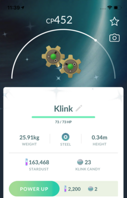 Shiny Klink Trade - Pokemon GO Trade