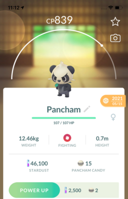 Pancham Trade - Pokemon GO Trade