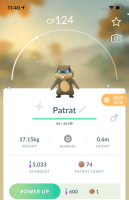 Shiny Patrat Trade - Pokemon GO Trade