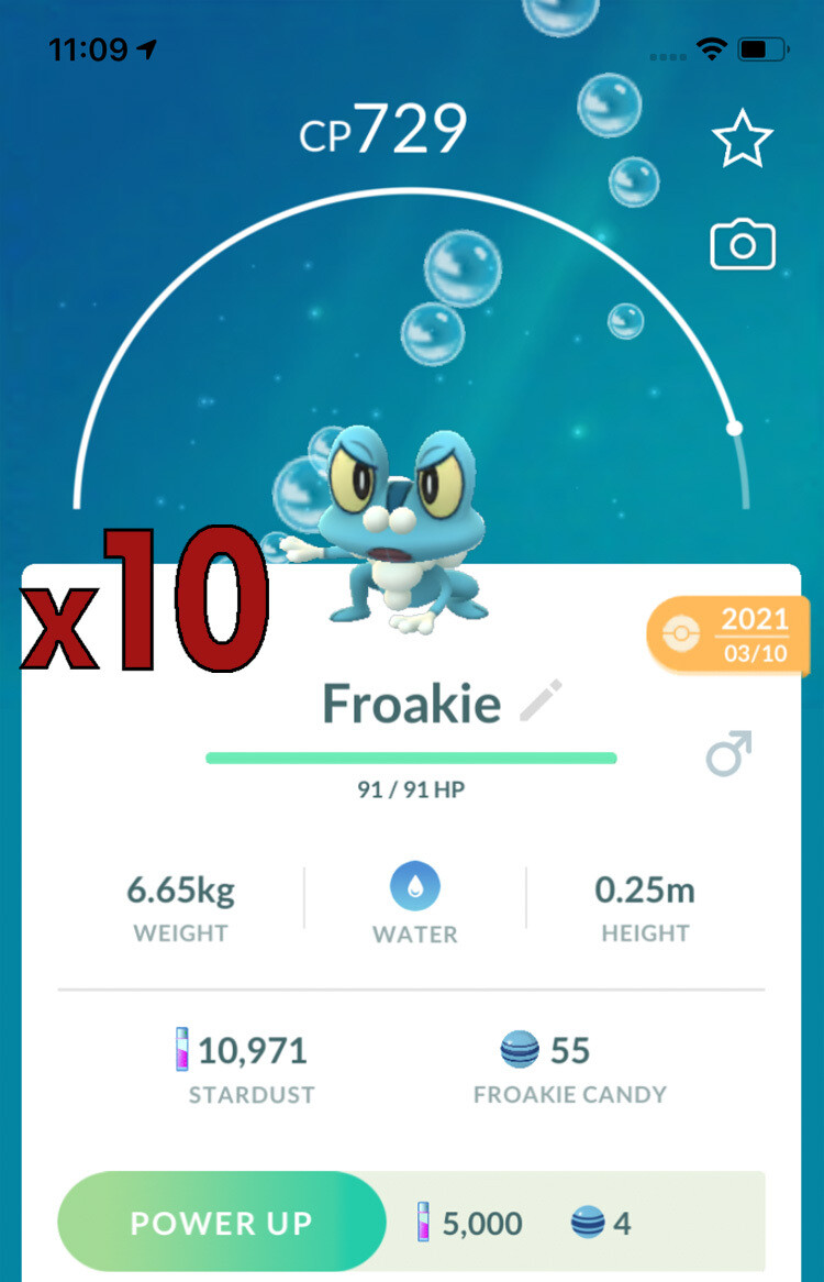 Froakie Trades [x10] - Pokemon GO Trade