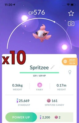 Spritzee Trades [x10] - Pokemon GO Trade
